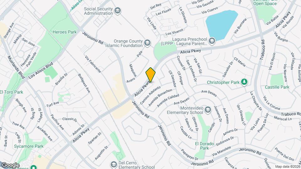 23842 Alicia Pkwy Map and Location Details