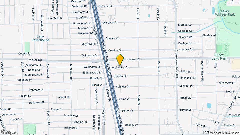 1621 Wellington St Map and Location Details