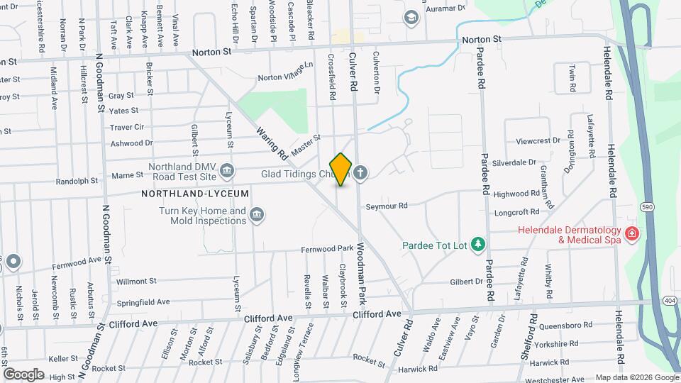 38 Crossfield Rd Map and Location Details