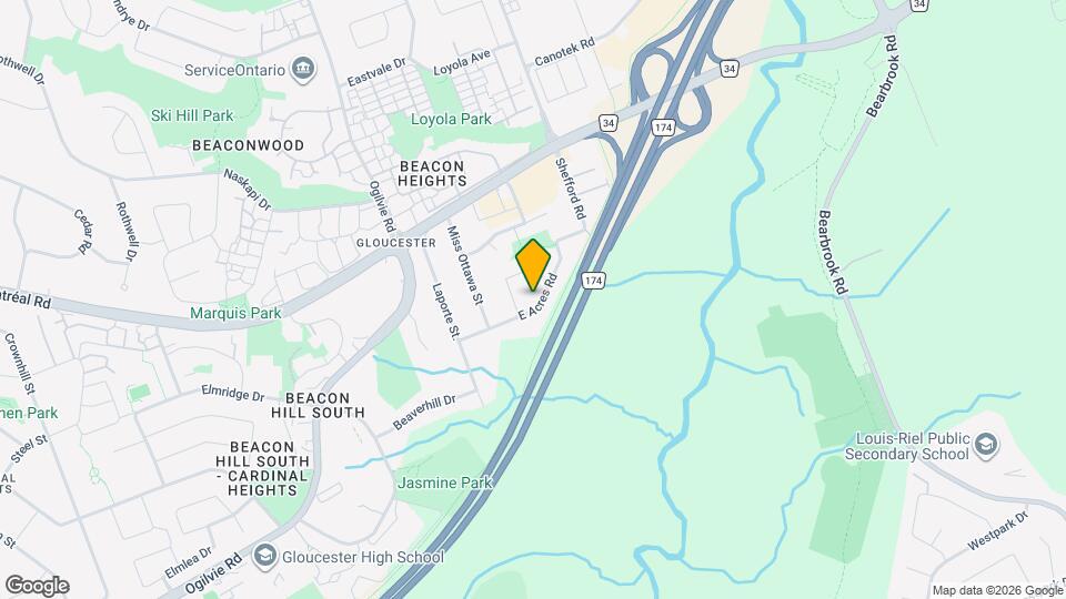 2153 E Acres Rd Map and Location Details