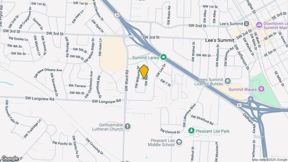 706 SW Merritt St Map and Location Details