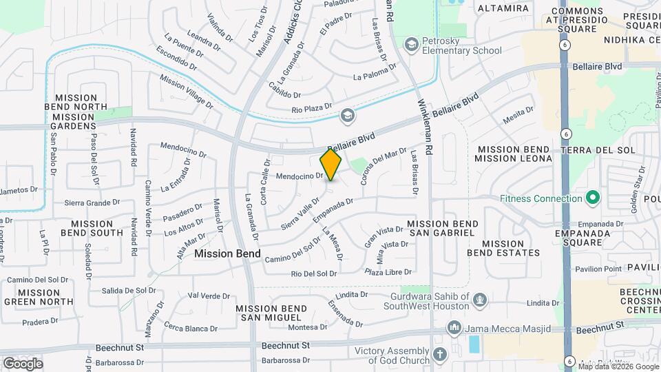 15411 Sierra Valle Dr Map and Location Details