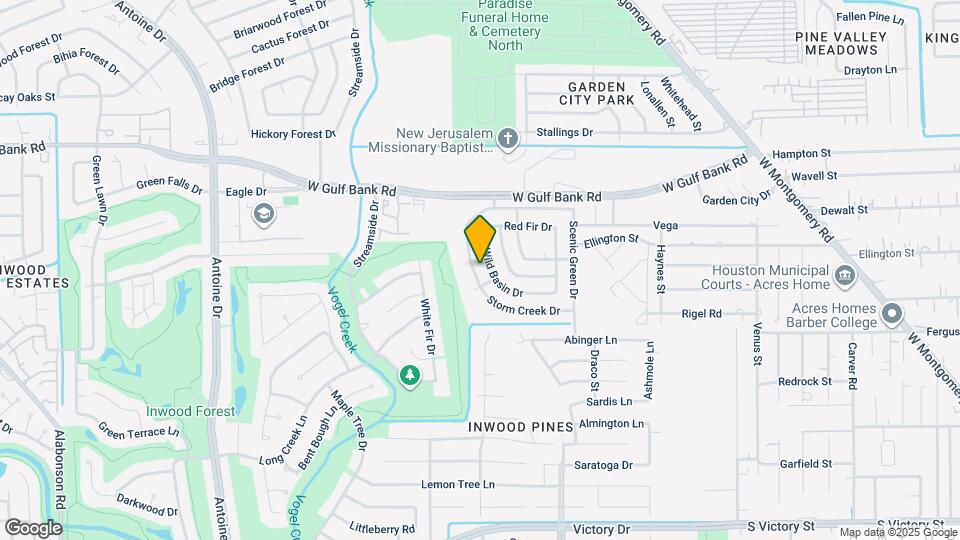 8718 Roaring Point Dr Map and Location Details