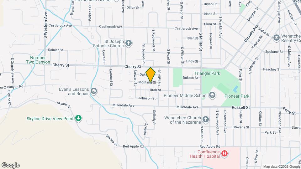 1231-1233 Montana St Map and Location Details