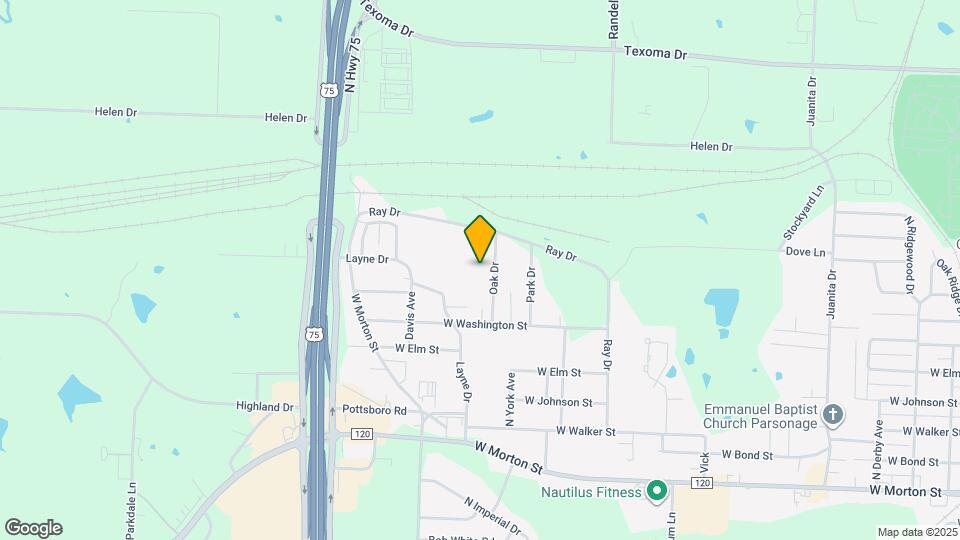 1215 Oak Dr Map and Location Details