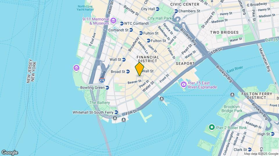 20 Exchange Pl Map and Location Details