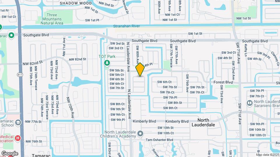 7960 SW 6th St Map and Location Details