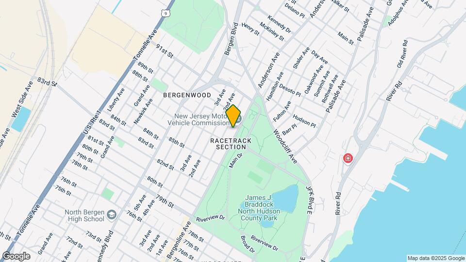 8811 Bergenline Ave Map and Location Details