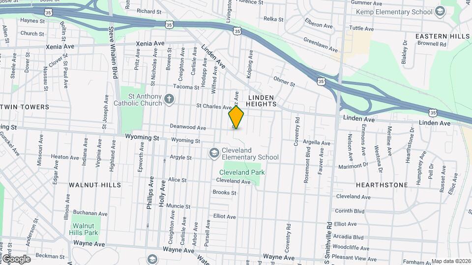 854 Santa Cruz Ave Mapa y Detalles de la Ubicación