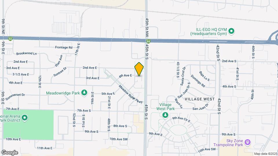 415 22nd St E Map and Location Details
