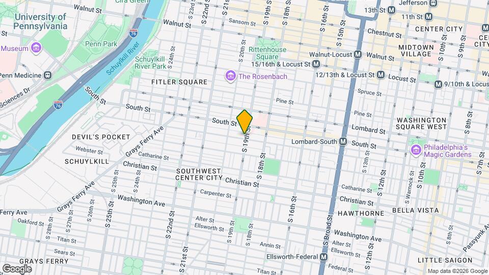 630 S 19th St Map and Location Details