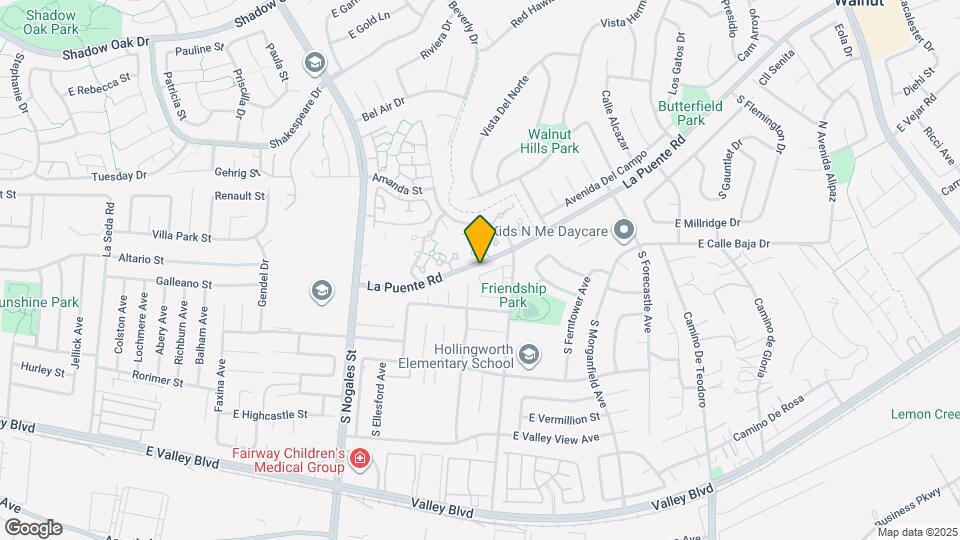 19214 La Puente Rd Map and Location Details