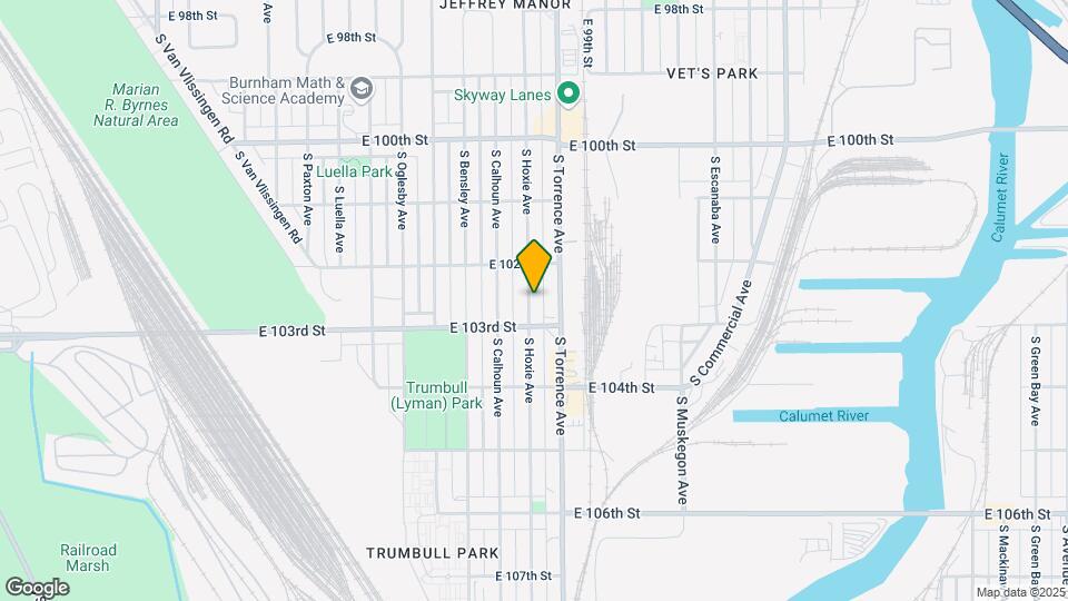 10237 S Hoxie Ave Map and Location Details