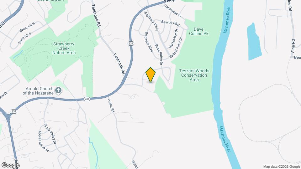 3440 Rockwood Forest Ct Mapa y Detalles de la Ubicación