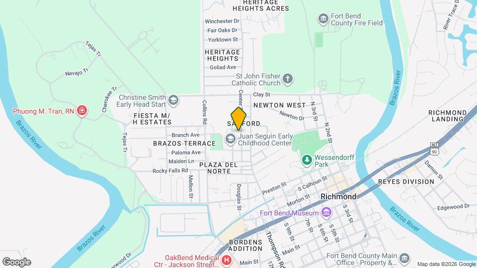 705 Center St Map and Location Details