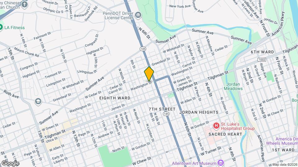 718-718 Washington St Map and Location Details