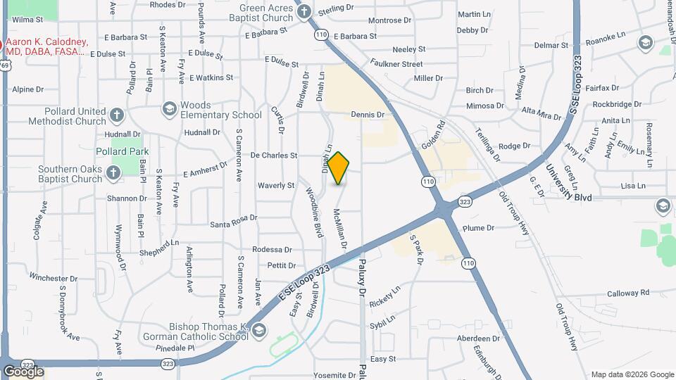 3325 McMillan Dr Map and Location Details