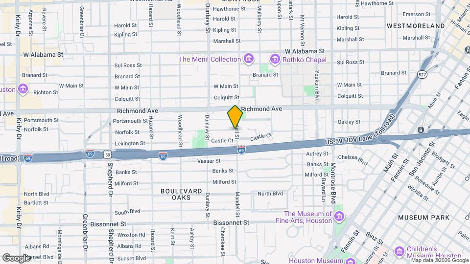 1601 Norfolk St Map and Location Details