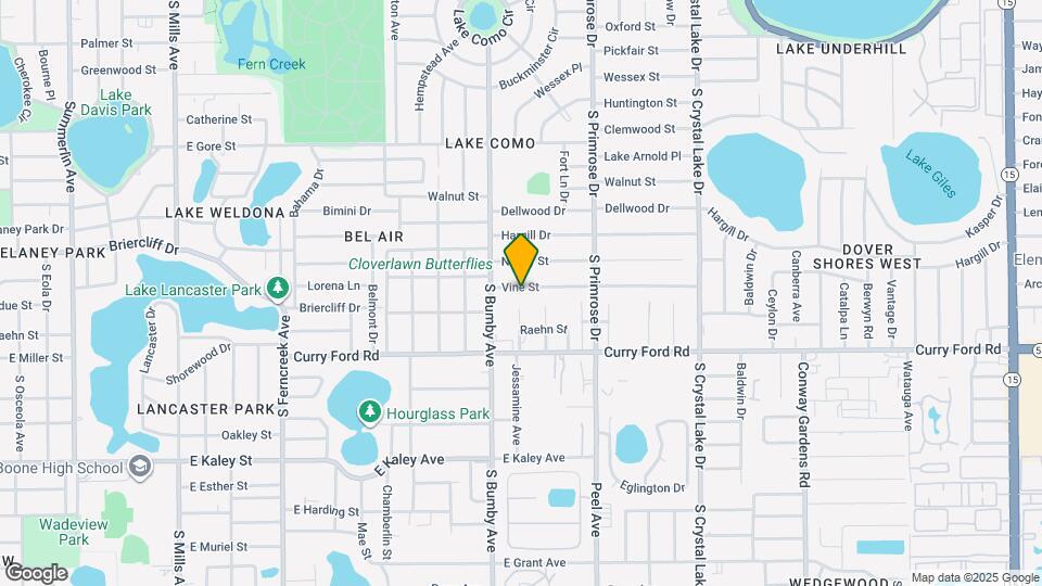 2502 Vine St Map and Location Details