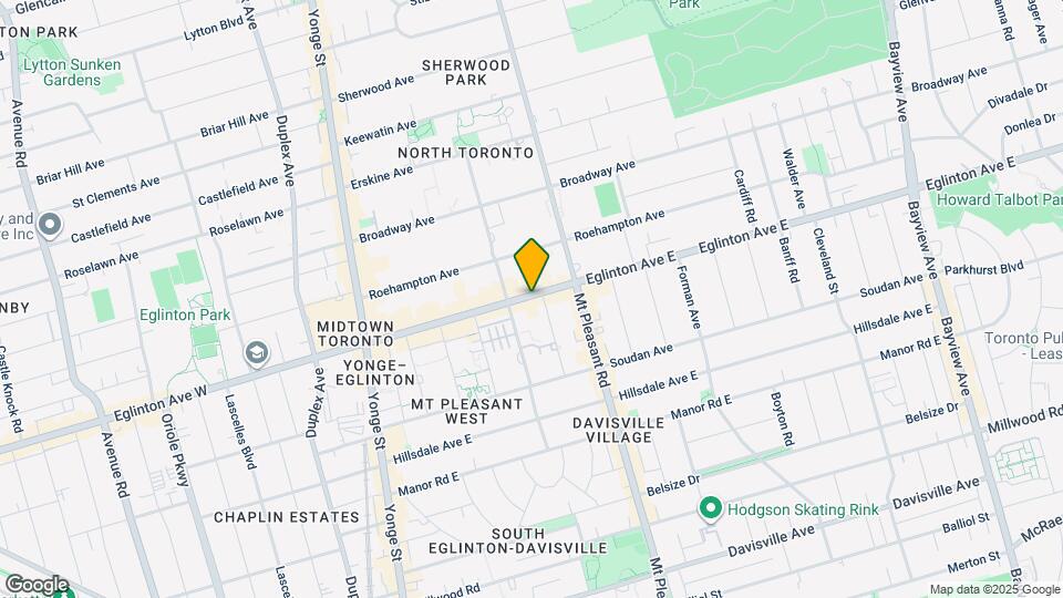 201-420 EGLINTON Ave Map and Location Details