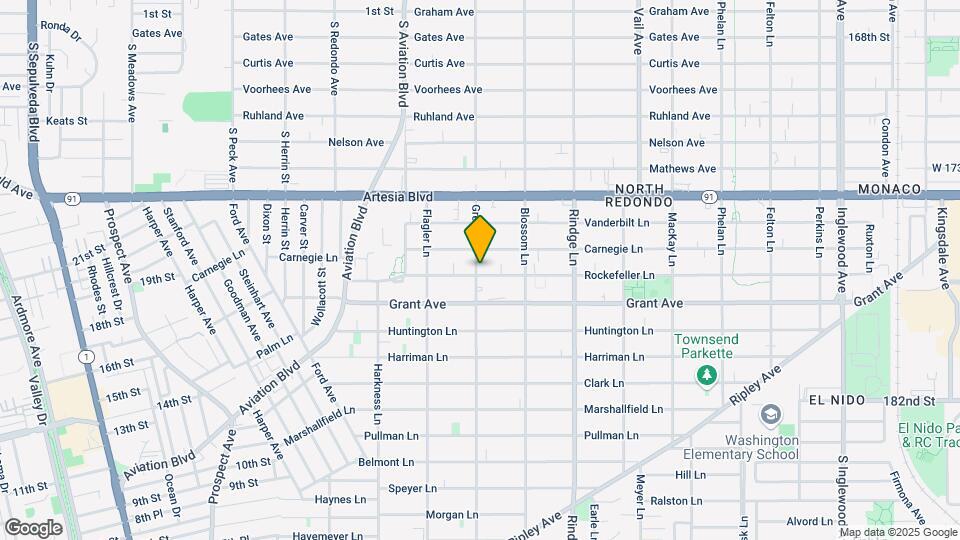 2001 Rockefeller Ln Mapa y Detalles de la Ubicación