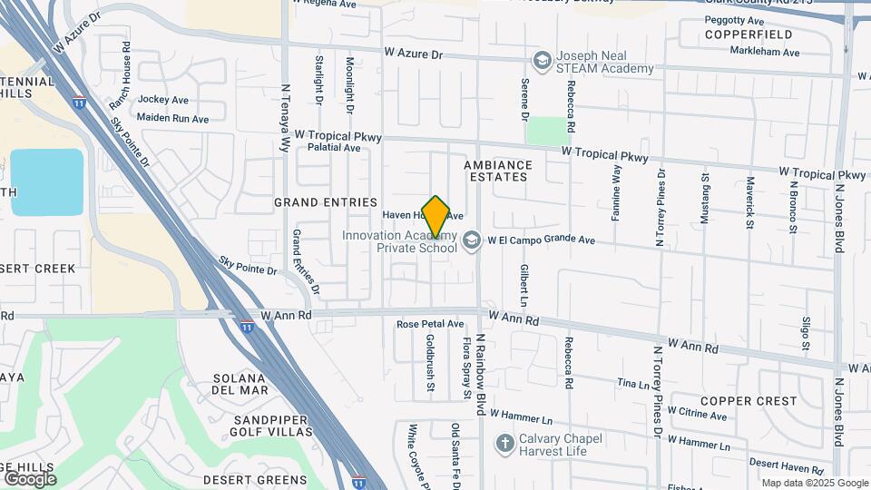 6824 Bayberry Creek Ave Map and Location Details
