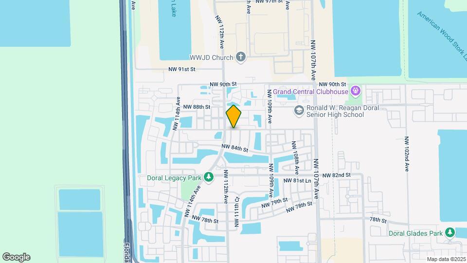 8555 NW 111th Ct Map and Location Details