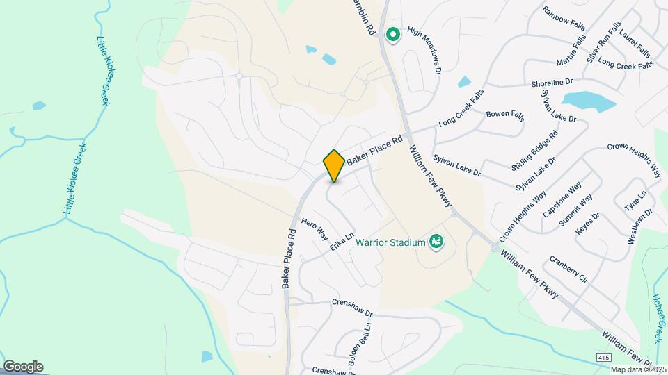 915 Erika Ln Map and Location Details