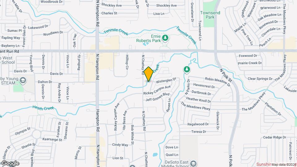 612 Arbor Creek Dr Map and Location Details