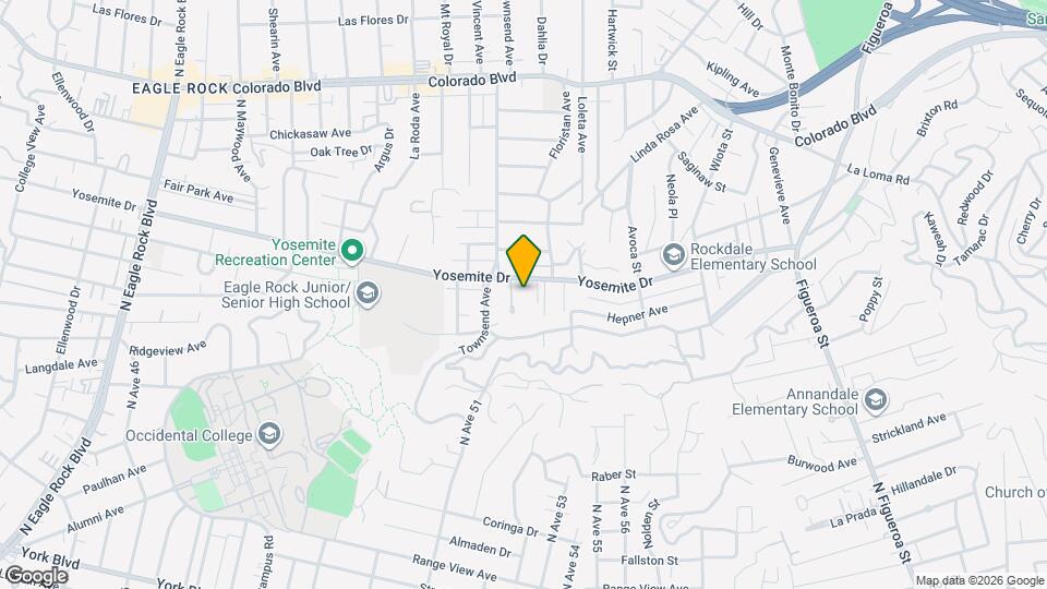 1570 Yosemite Dr, Unit 6 Map and Location Details
