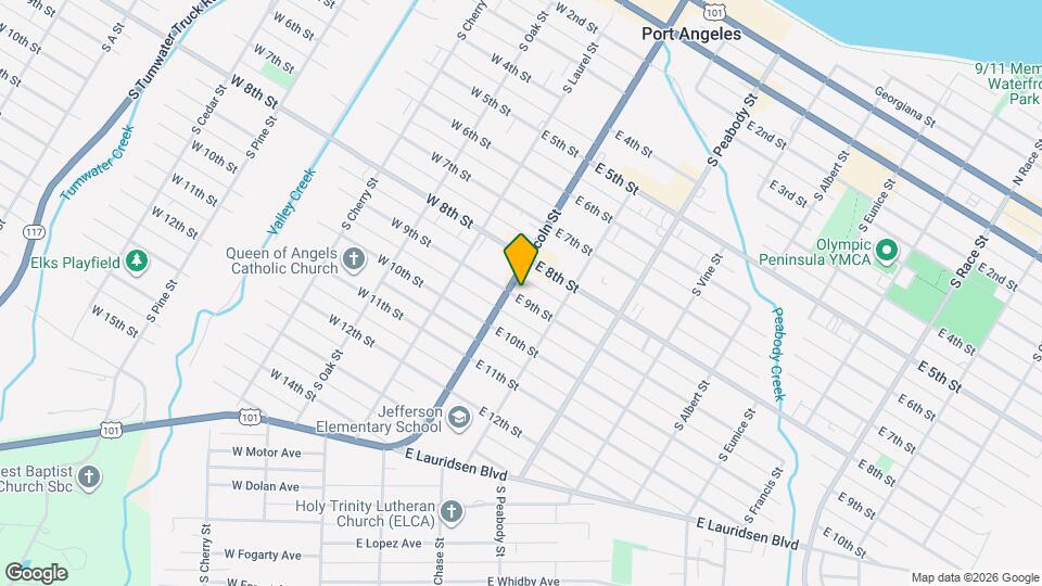 207 E 9th St Mapa y Detalles de la Ubicación