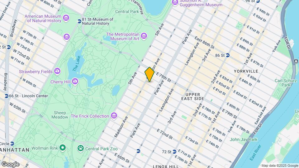 57 E 77th St Map and Location Details