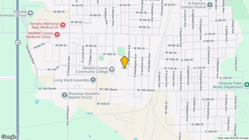 1504 W 14th Street Map and Location Details