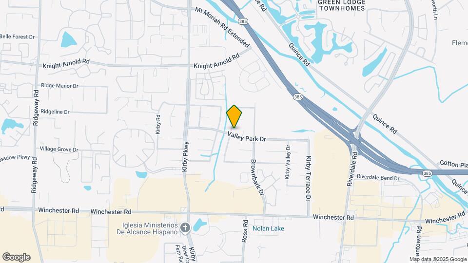 6702 Valley Park Dr Map and Location Details