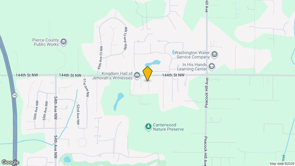 14302 44th Ave Ct NW Map and Location Details