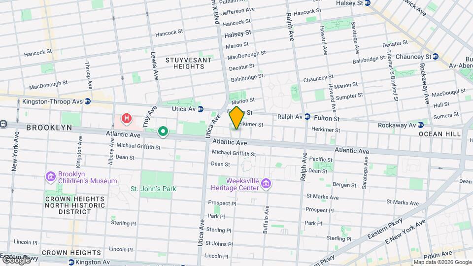 42 Rochester Ave Map and Location Details