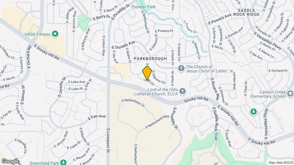 21320 E Aberdeen Pl Map and Location Details