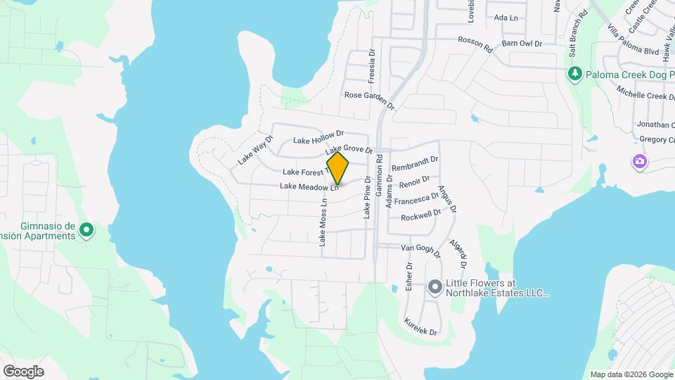 1012 Lake Meadow Ln Map and Location Details