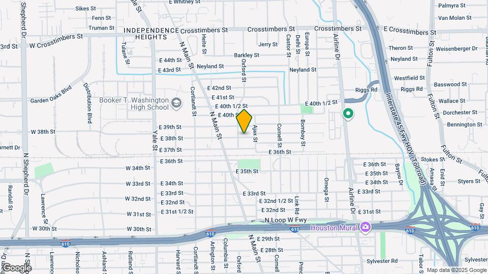 609 E 38th St Map and Location Details
