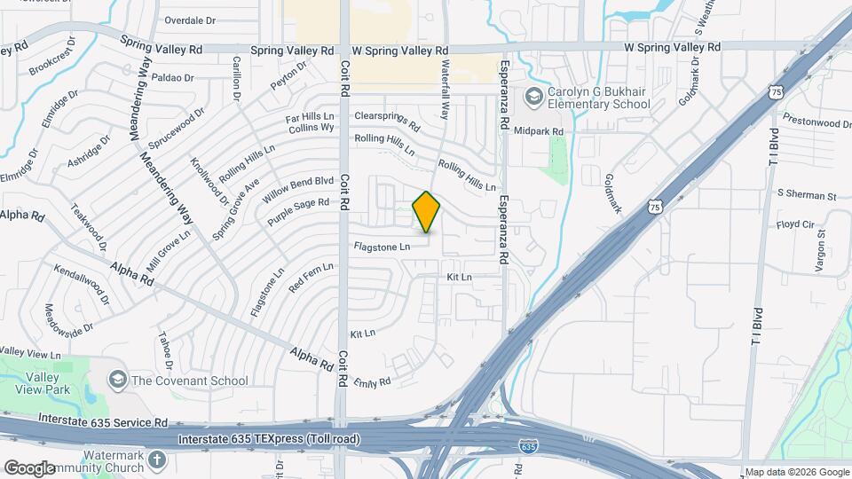 13747 Flagstone Ln Map and Location Details