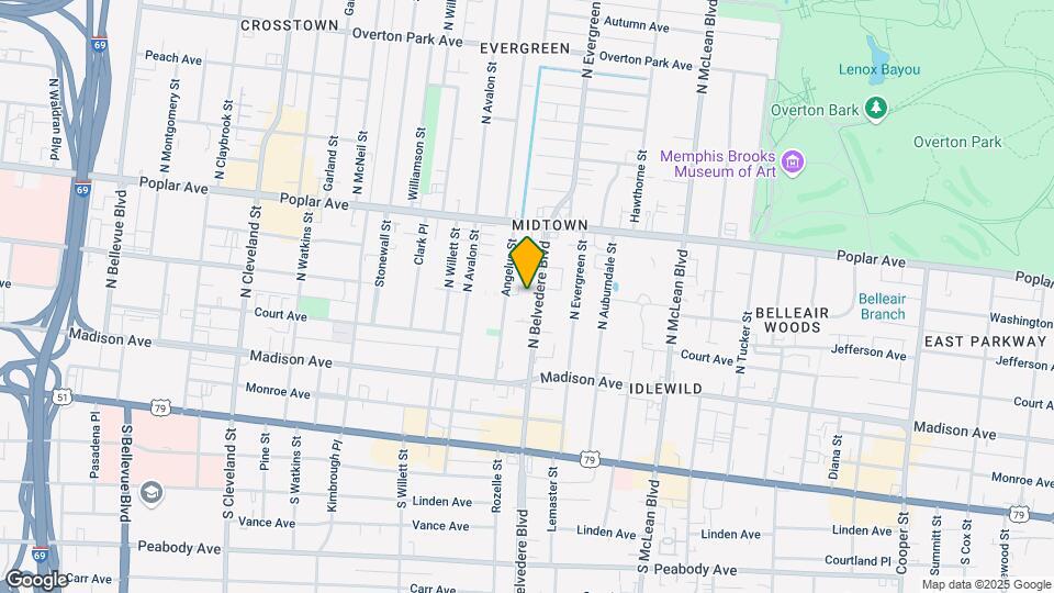 97 Belvedere Blvd Mapa y Detalles de la Ubicación