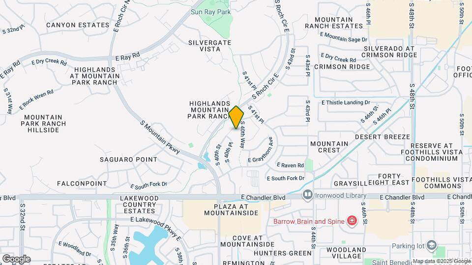 15007 S 40th St Map and Location Details