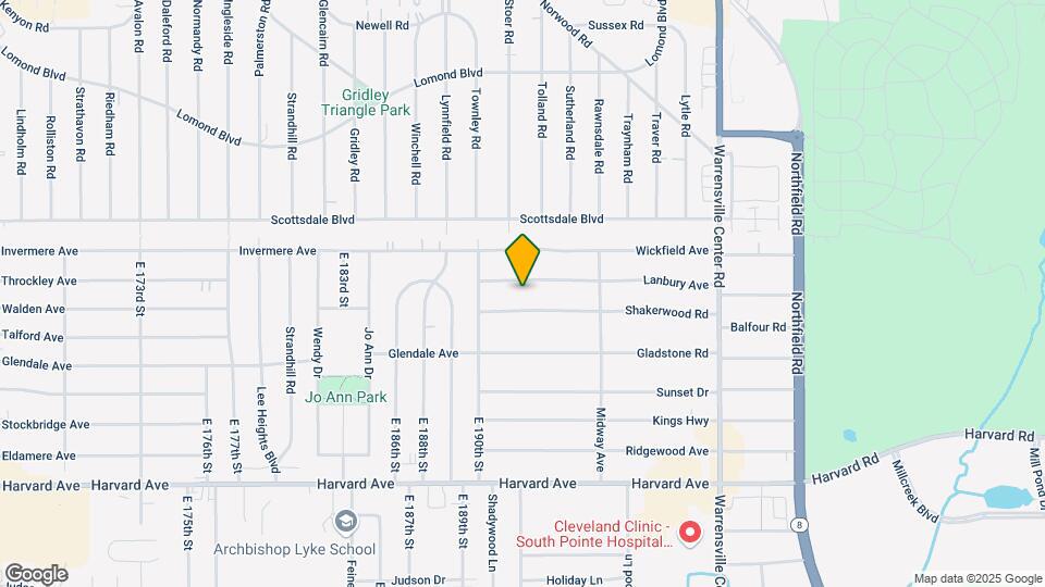 19218 Lanbury Ave Map and Location Details
