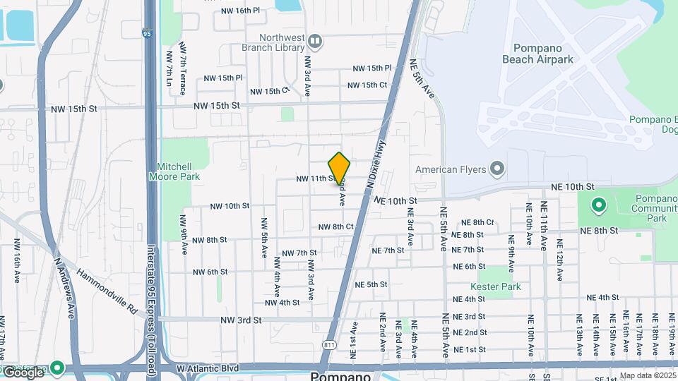 201 NW 10th St Map and Location Details