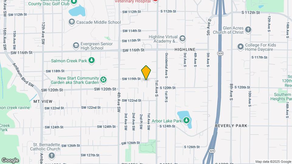105 SW 119th St Map and Location Details