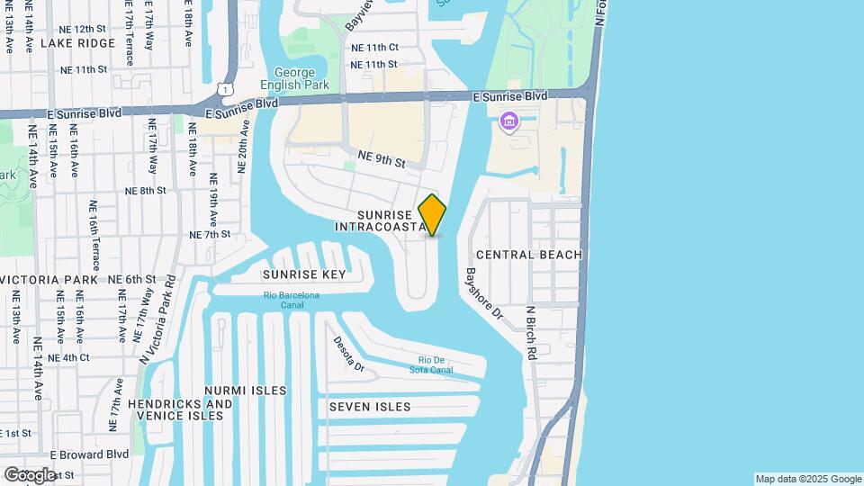 632 Intracoastal Dr Mapa y Detalles de la Ubicación