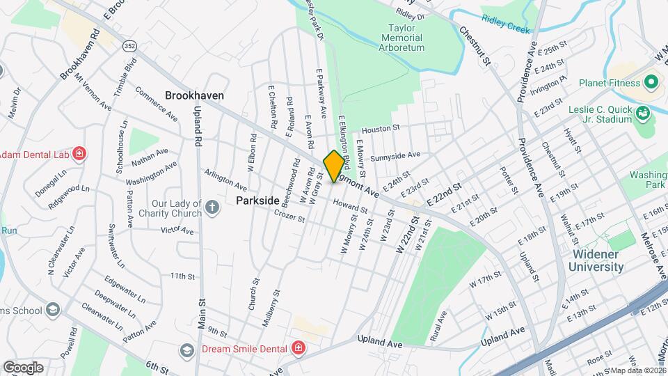 25 W Parkway Ave Map and Location Details