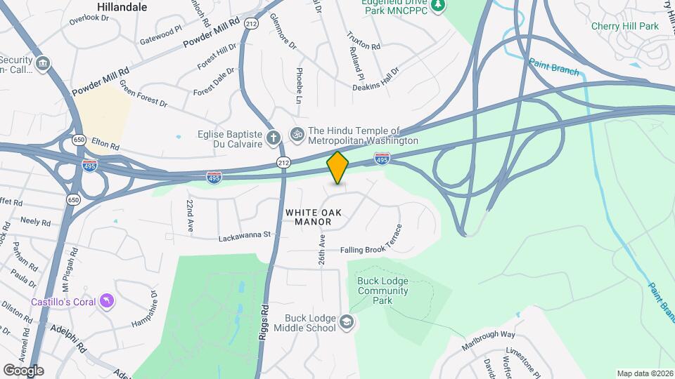 2702 Muskogee St Map and Location Details