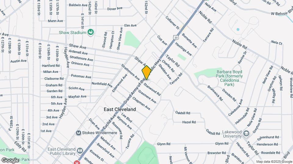 15112 Euclid Ave Map and Location Details