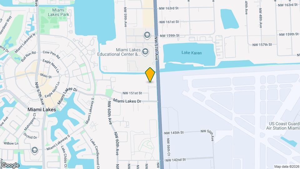 5757 NW 151st St Map and Location Details